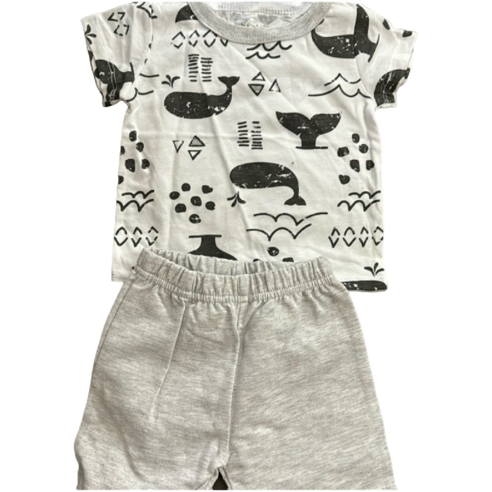 Chick Pea Baby clothes- 3-6 month pajama short and shirt